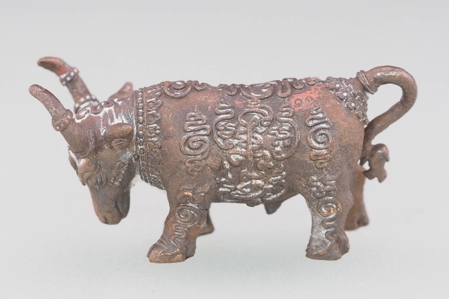 มหิงสาโภคทรัพย์ เนื้อสำริดโบราณ หลวงพ่อสนั่น สุนันโท วัดกลางราชครูธาราม อ.วิเศษชัยชาญ จ.อ่างทอง