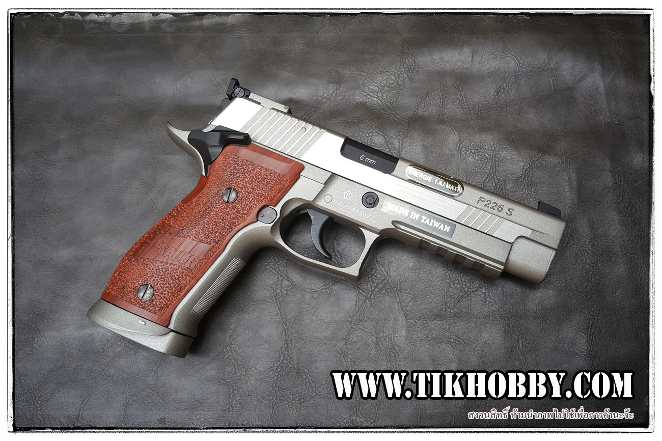 ปืนอัดลม (ปืนระบบแก๊สCo) รุ่น Sig226S X Five CyberGun