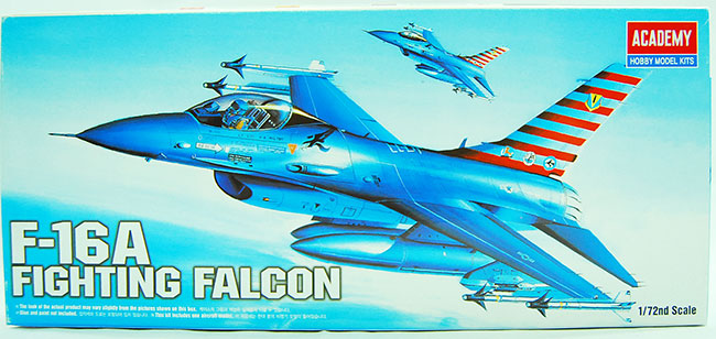 เครื่องบินรบ F-16A Fight Fallcon (1/72) ACADEMY (AC 12444)