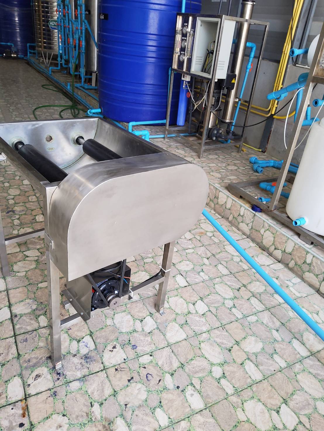 เครื่องล้างถังภายนอก1หัวรุ่นใช้มือล้าง