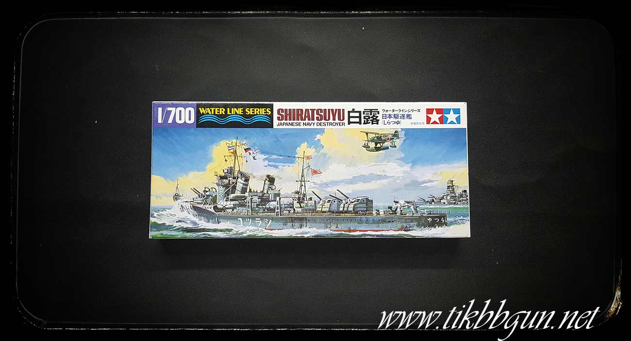 เรือรบ พิฆาต Shiratsuyu (1/700) Water Line Tamiya (TA31402)