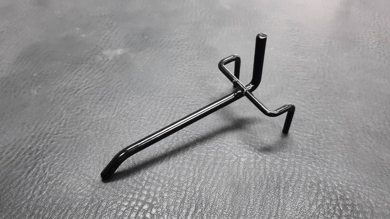 ฮุคแขวนสีดำ ขนาด4นิ้ว