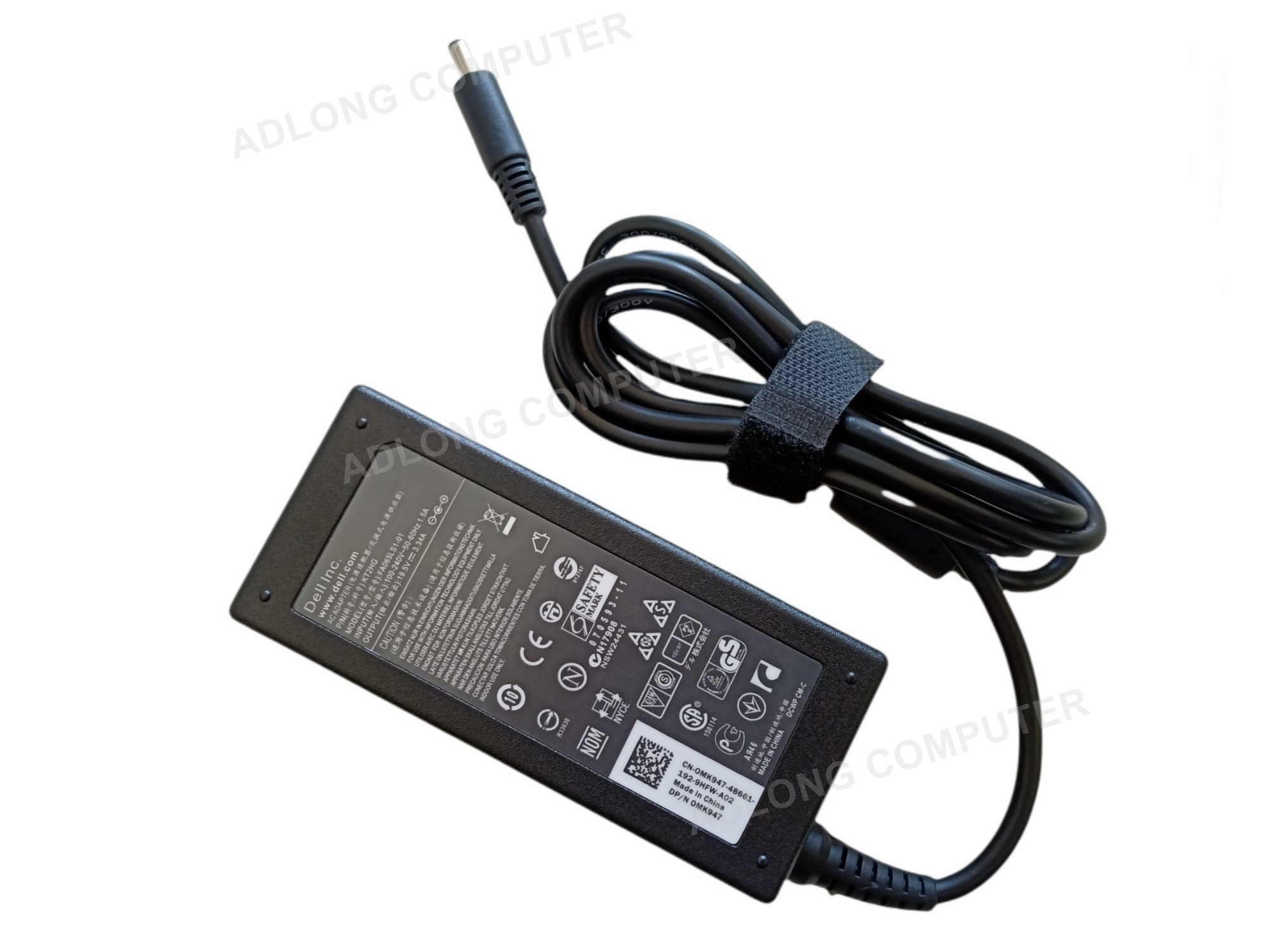 สายชาร์จ Dell 19.5V3.34A ขนาดหัว 4.0*3.0