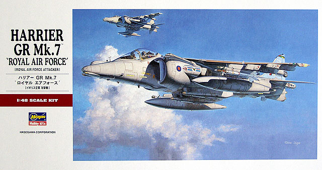 โมเดล HARRIER GR MK. VII ROYAL AIR FORCE by Hasegawa 1/48
