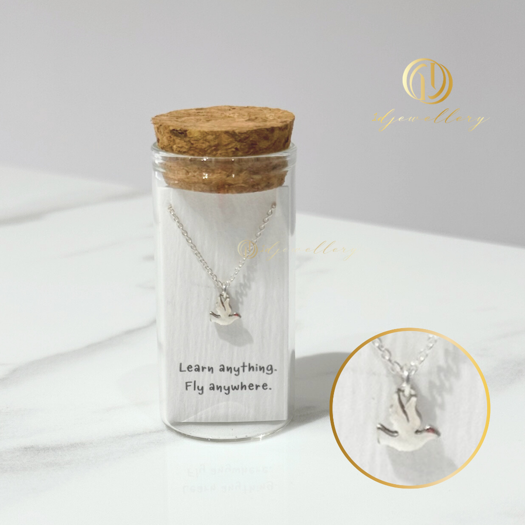 1D Jewellery สร้อยเงินแท้ 925 Peace Bird Collection