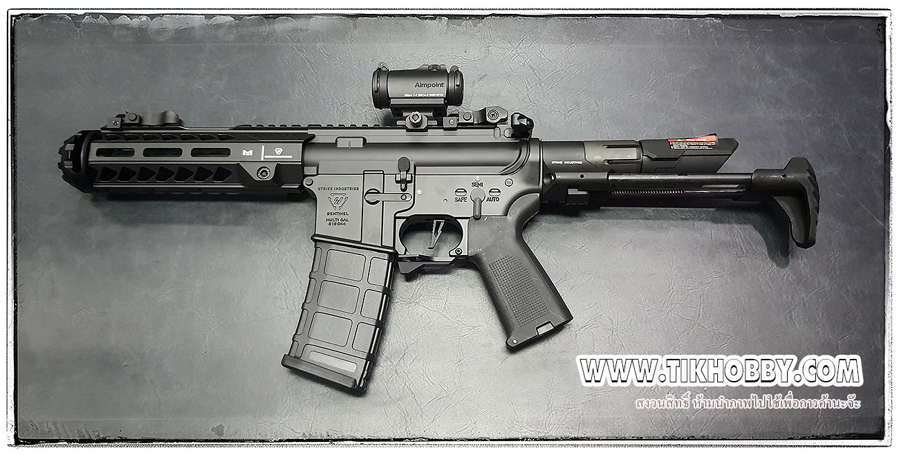 E&C 333-1 ปืนอัดลมไฟฟ้า จาก E&C Cokkie Black GEN2 + Dot T2