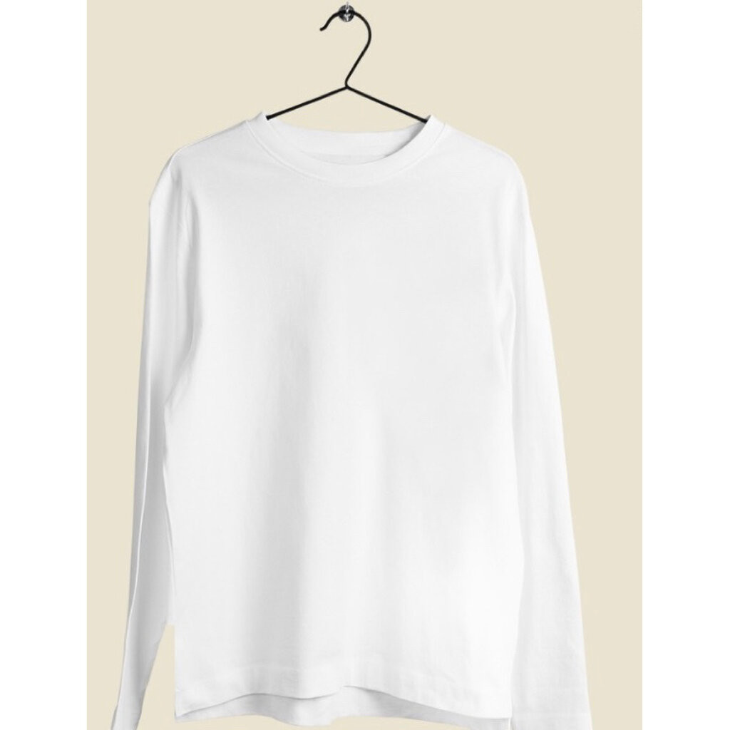 [ส่งจาก กทม] เสื้อยืดแขนยาวสีขาว
