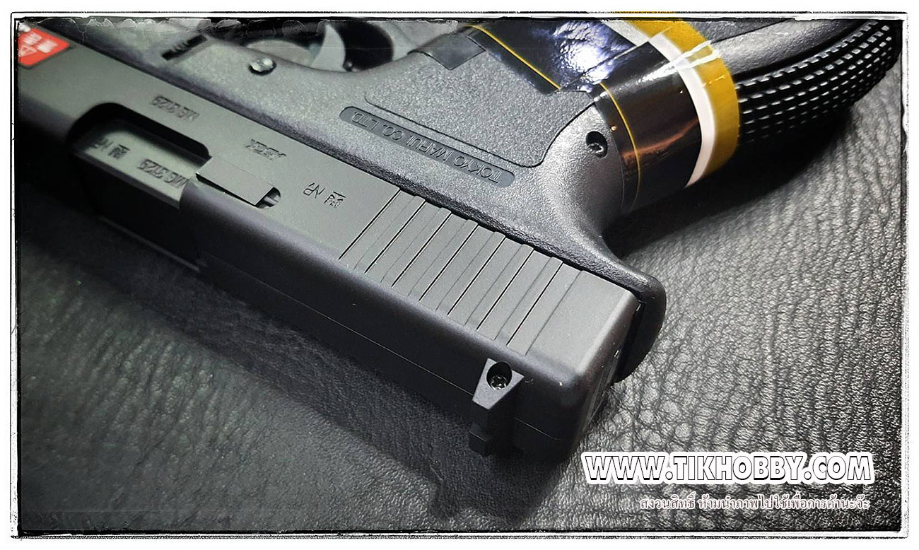 ปืนอัดลมแบบชักยิงทีล่ะนัด Glock 17 จากญี่ปุ่น Tokyo Marui
