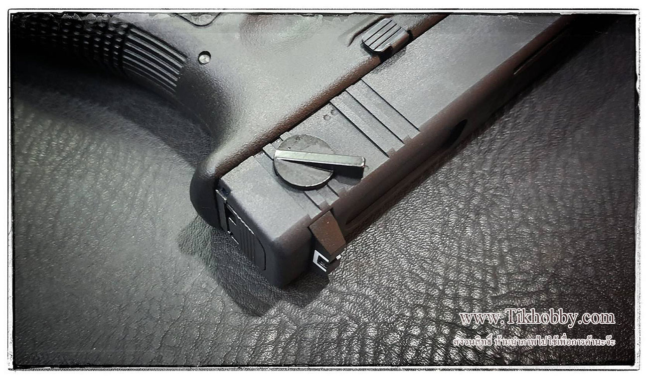 ปืนสั้น อัดแก๊ส Glock18C Gen3 Full Auto สไลด์เหล็ก จากค่าย WE