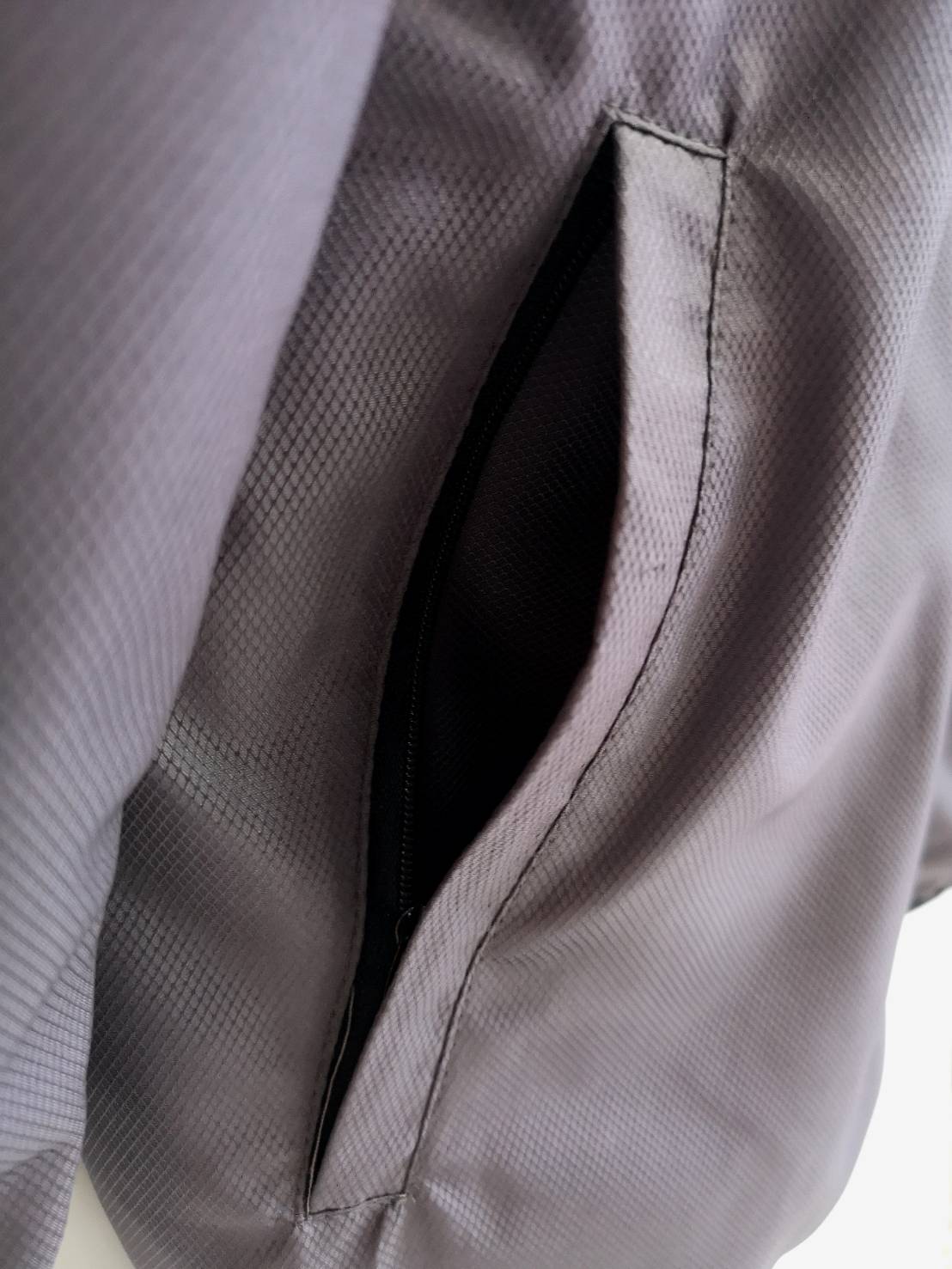 Reflex Sport Jacket 6412 เสื้อแจ็คเก็ตสีเทาเข้มติดเทปสะท้อนแสงสไตล์สปอร์ต