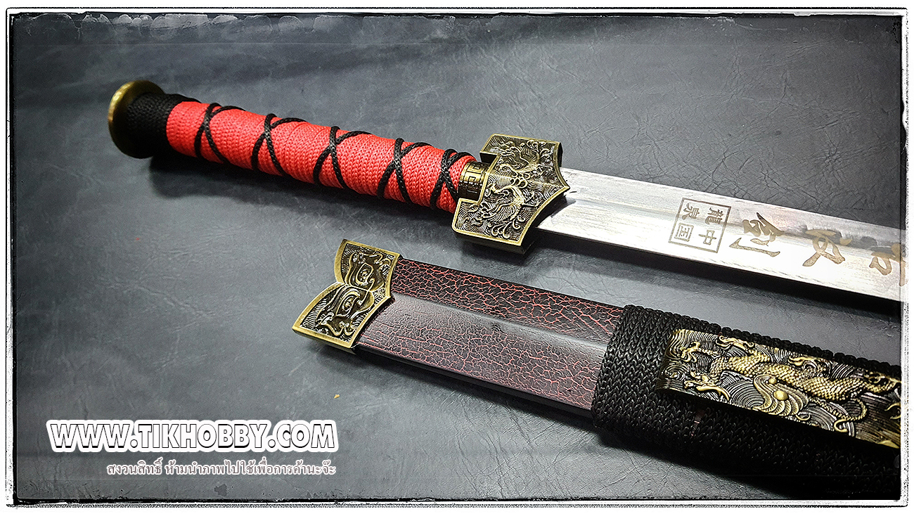 กระบี่จีน โบราณ ไม่คม แบบที่5 แบบยาว 100 เซนติเมตร
