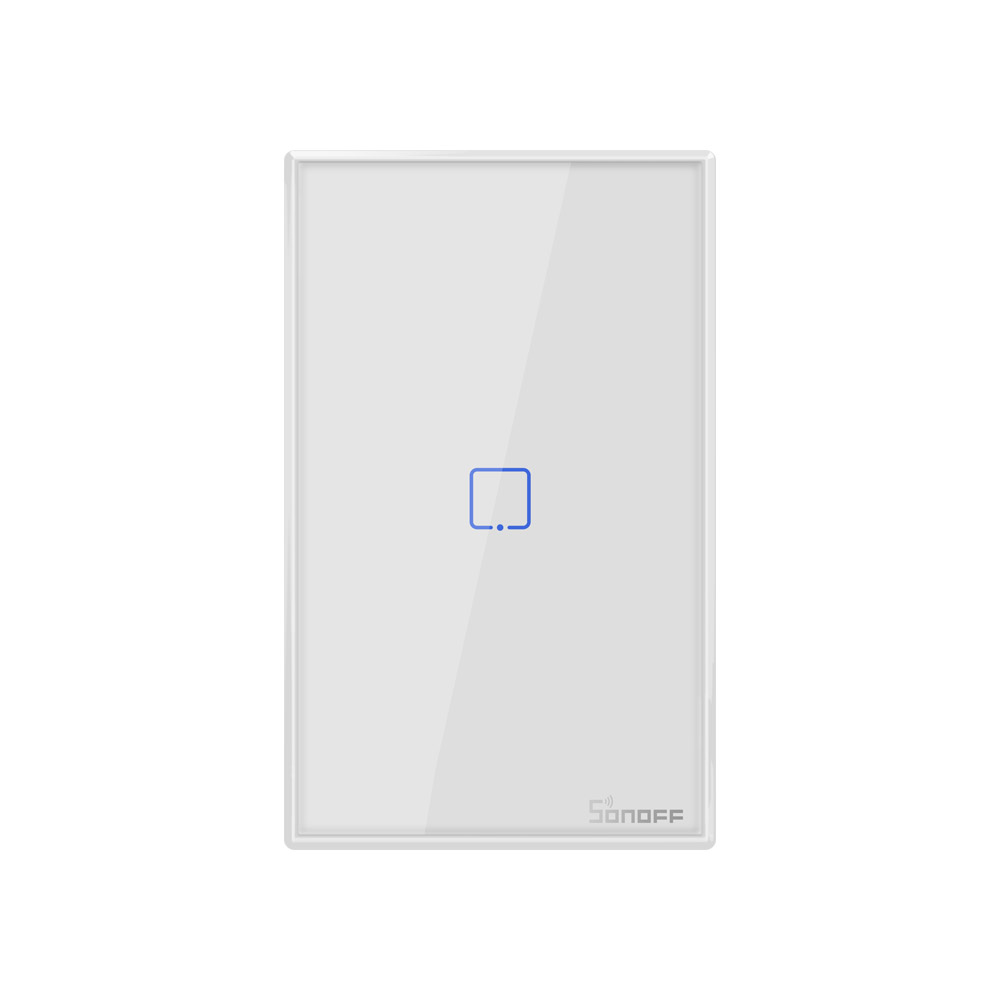 Sonoff T2US 1 Gang (WiFi + RF 433 Mhz) White Touch Switch ( 1 Year Warranty )