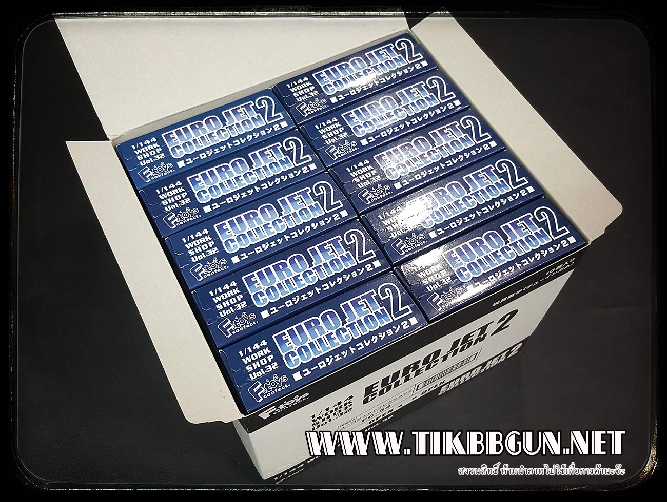 1/144 Euro Jet Collection 2: 1 Box (10pcs) by F-Toys ขายยกกล่องครับ