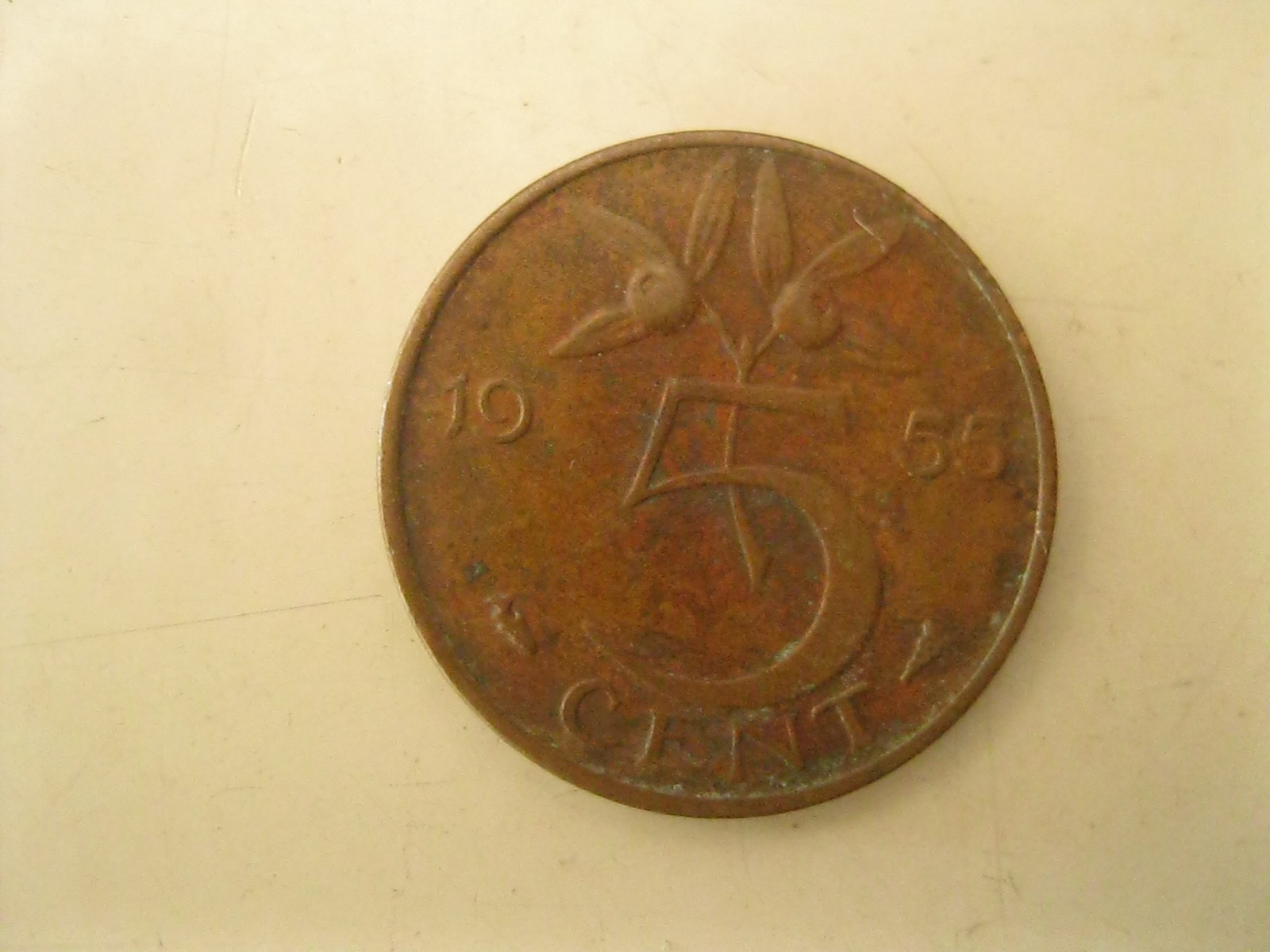 เหรียญต่างประเทศ เหรียญสะสม ปี1955 (3502)