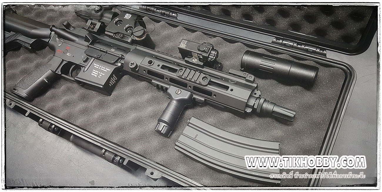 กระเป๋าปืนแบบพลาสติกแข็งสีดำ Hard Case แข็งแรง ทนทานมาก สำหรับปืนความยาว M4