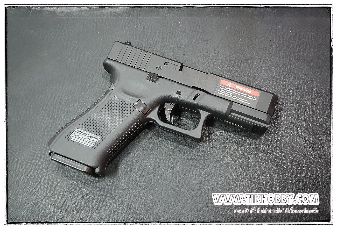 ปืนสั้นระบบแก๊สโบลว์แบล็ค รุ่น G19X E&C สีดำ (1302)