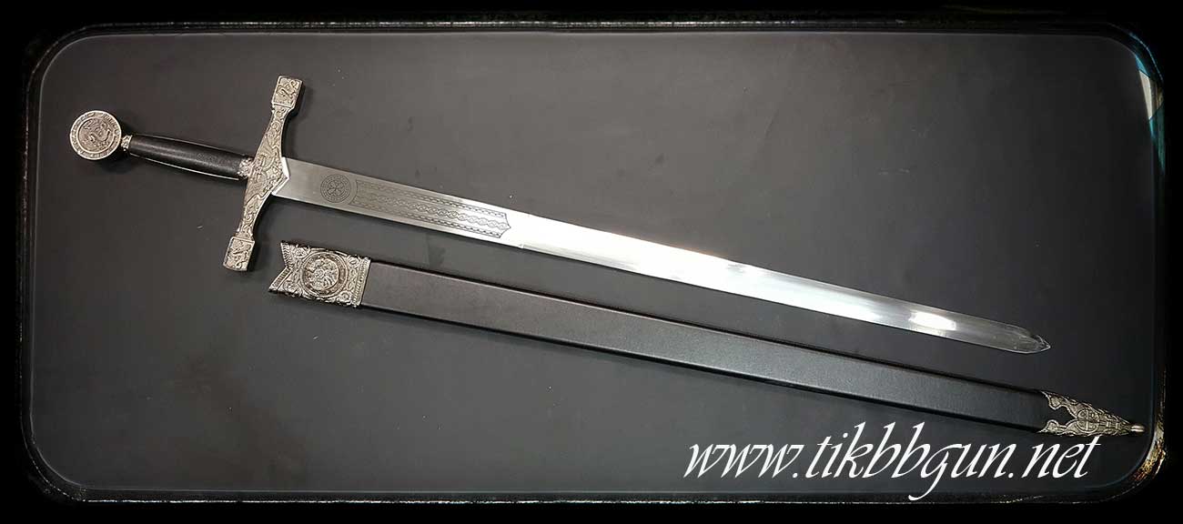 ดาบ Excalibur จาก King Arthur สีเงิน