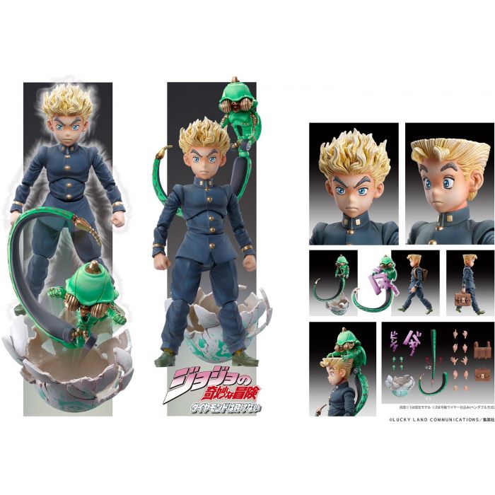 SUPERSUPER ACTION STATUE: KOICHI HIROSE & EC (ACT1) (JOJO'S BIZARRE ADVENTURE PART 4) by Medicos