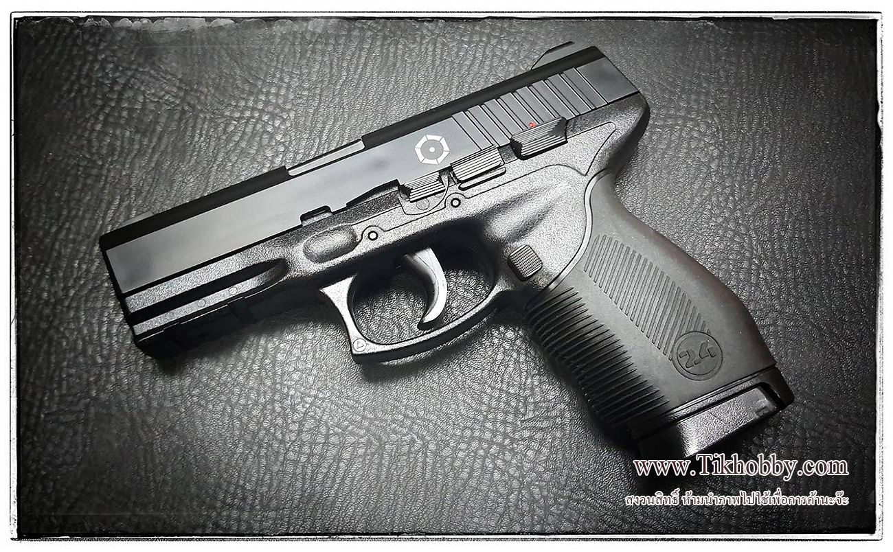 ปืนอัดลมแบบชักยิงทีล่ะนัด 24/7 สีดำ KWC/Cyber Gun Full Plastic งานใต้หวัน (งานสวย)