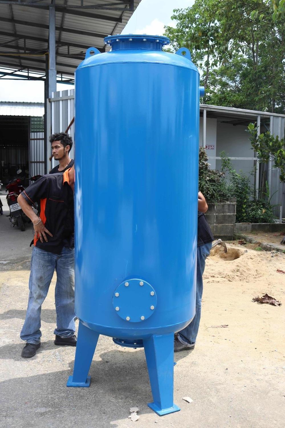 ถังกรองสนิมเหล็กขนาด26นิ้ว(65cm. x 150cm. x 4.5 mm.)สำหรับกรองน้ำบาดาล