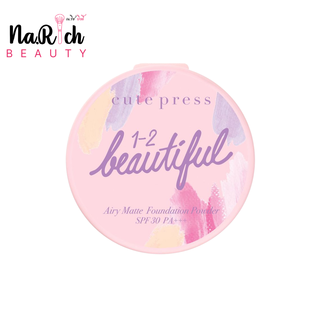 Cute Press 1-2-Beautiful Airy Matte Foundation Powder SPF 30 PA+++ (mini)
