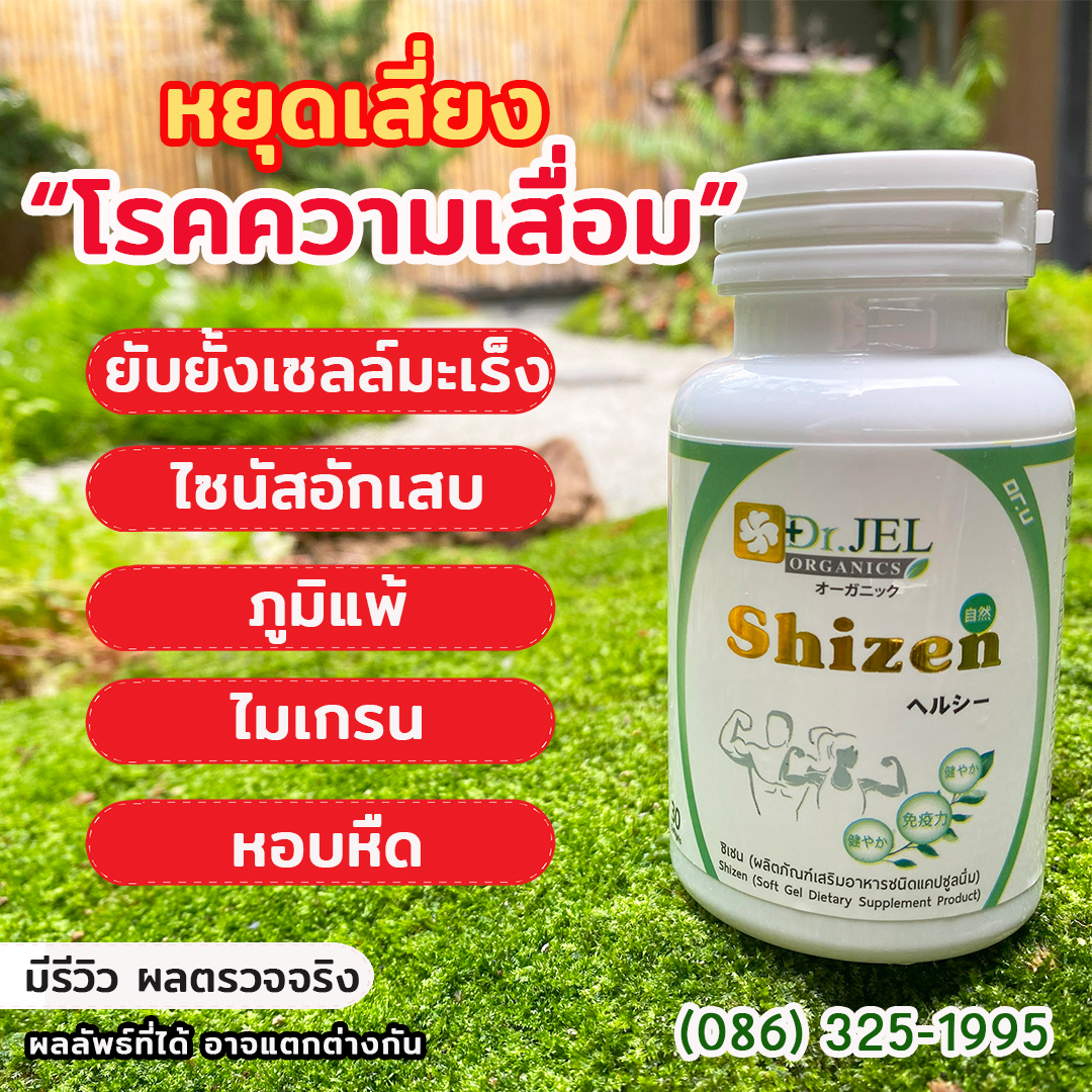 อาหารเสริมสุขภาพ Shizen น้ำในหูไม่เท่ากัน ไขมันในเลือดสูง เบาหวาน