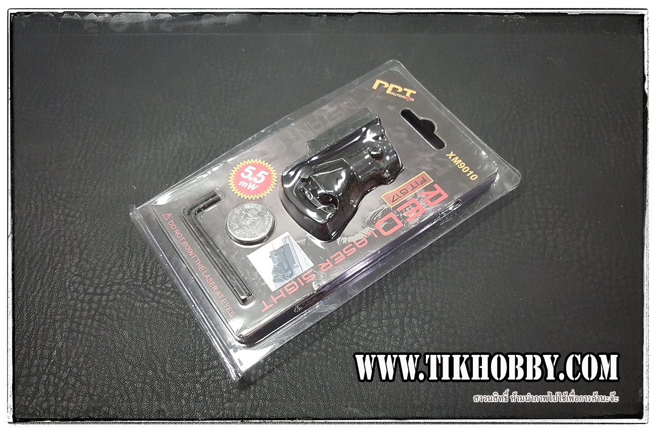 เลเซอร์แดงติดโกร่งไกสำหรับปืน Glock ทุกรุ่น