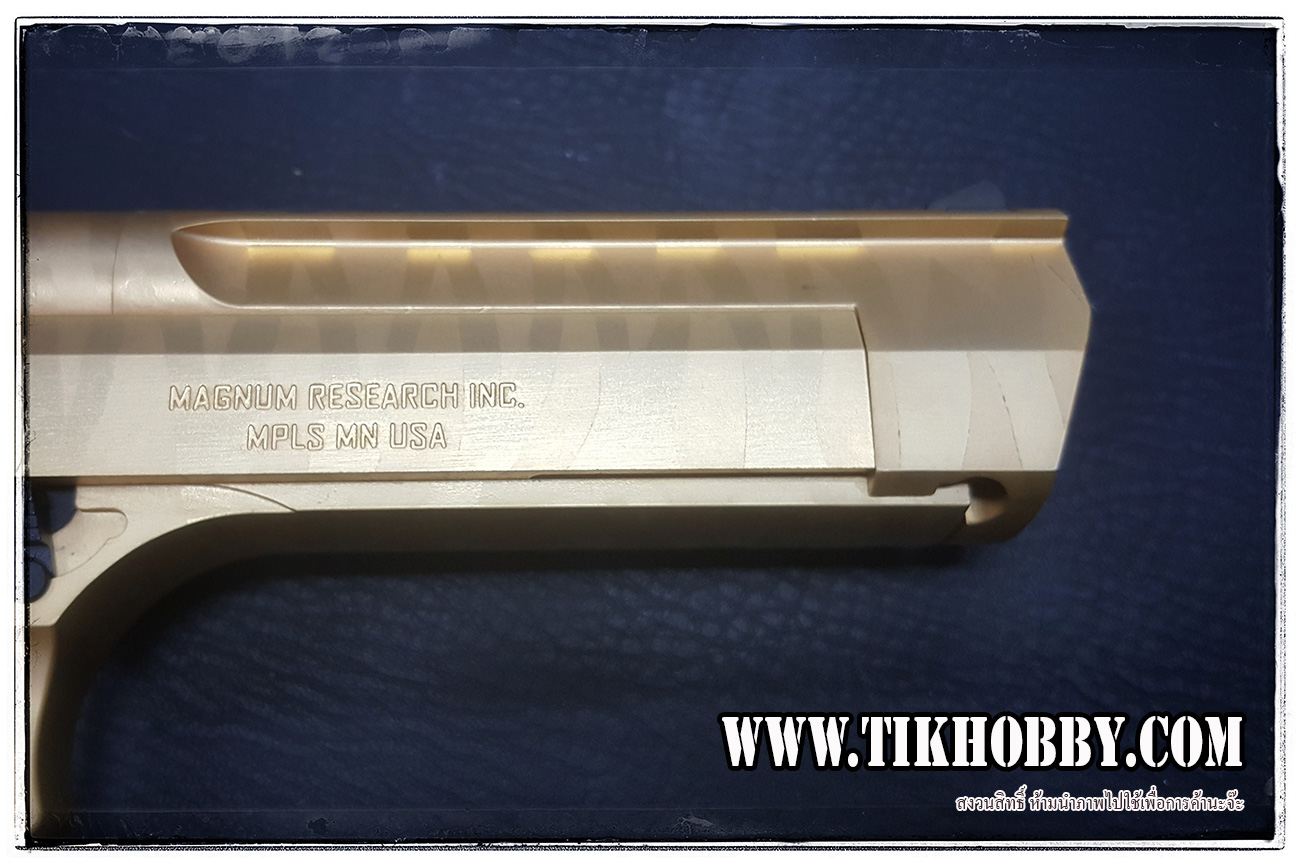 ปืนสั้นระบบแก๊สโบลว์แบล็ค รุ่น Desert Eagle ลาย Tiger CyberGun สีทอง ระบบแก๊สทั่วไป