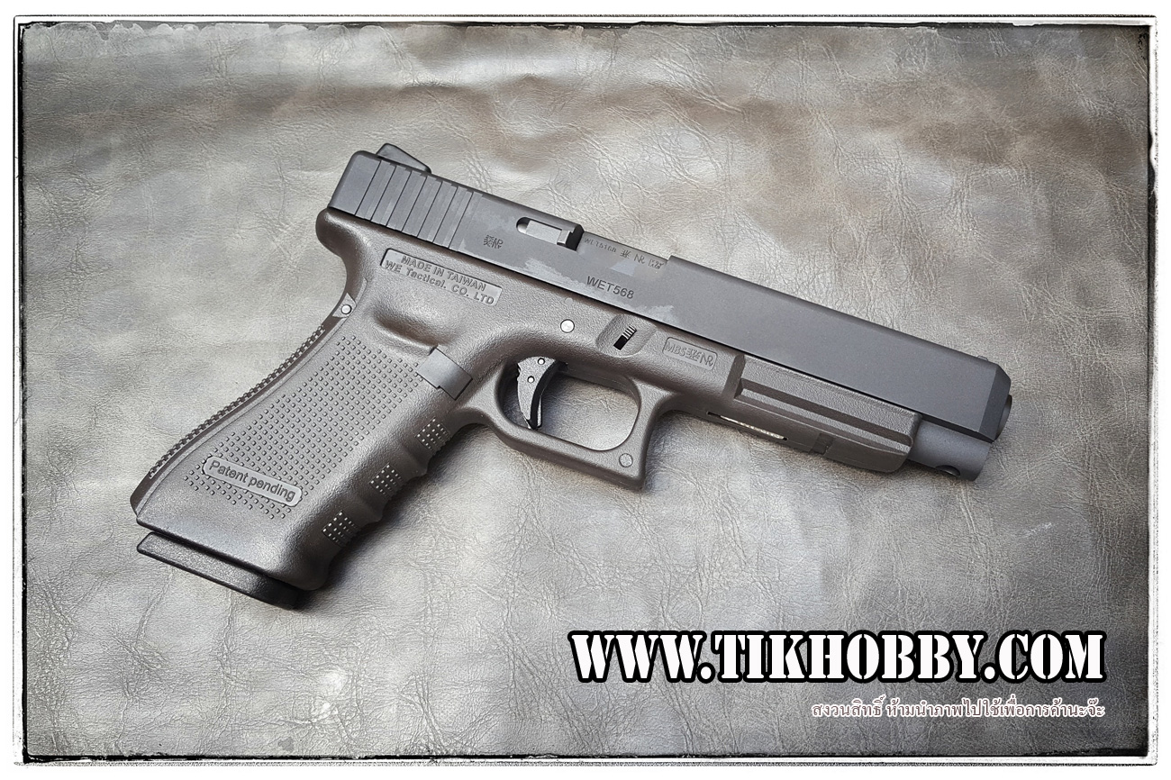 ปืนสั้นระบบแก๊สโบลว์แบล็ค รุ่น G34 WE Gen4 สีดำ Semi-Auto