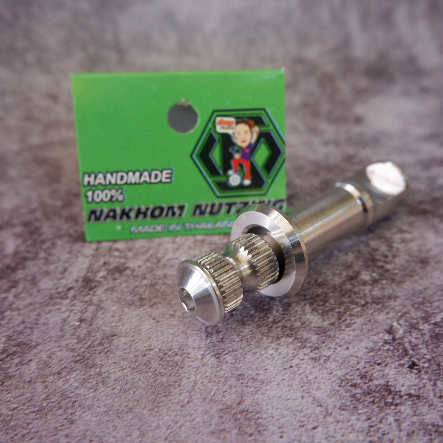 น้าคมน็อตซิ่ง น้าคม แกนลูกเบี้ยวเบรคหลัง Wave / Dream งานสแตนเลสแท้ แกนลูกเบี้ยว น้าคมแท้ 💯 ไม่ขึ้นสนิม พร้อมส่ง แกนลูกเบี้ยวงานสแตนเลส