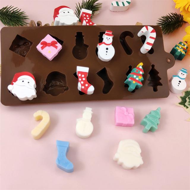 Christmas Silicone โมลด์ คริสต์มาส