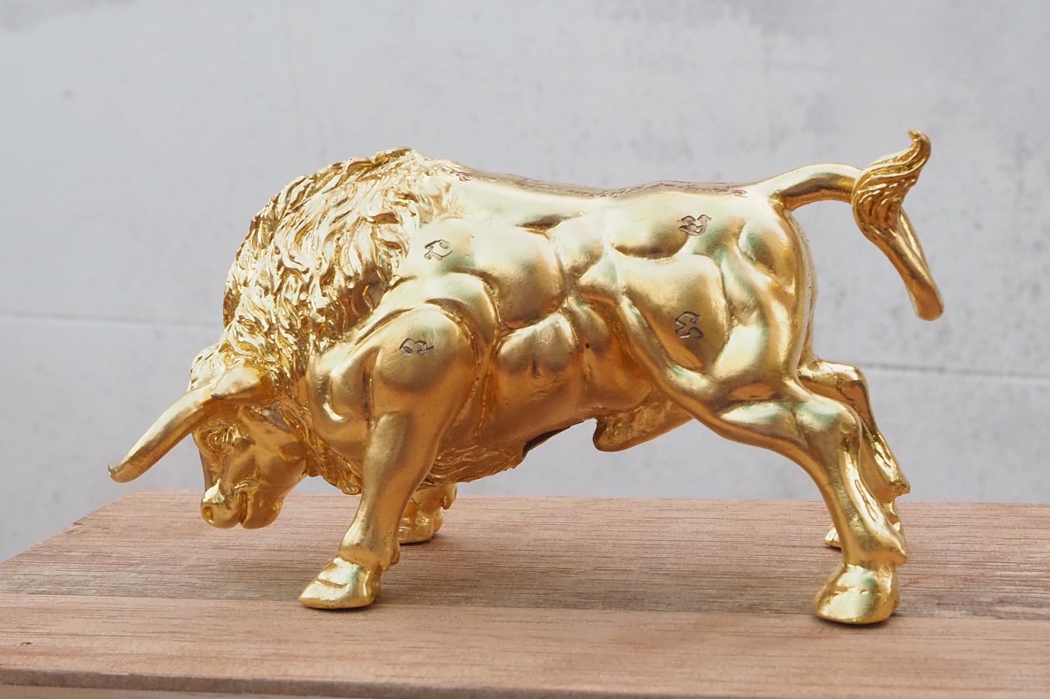 กระทิงมหาอำนาจ จ้าวทองคำ วัดบ้านอ้อ อ.โนนไทย จ.นครราชสีมา