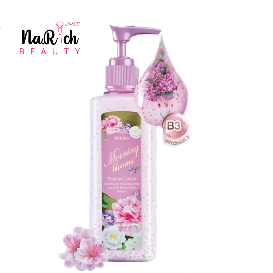 Mistine Morning Blooms Perfume Lotion 190 ml.