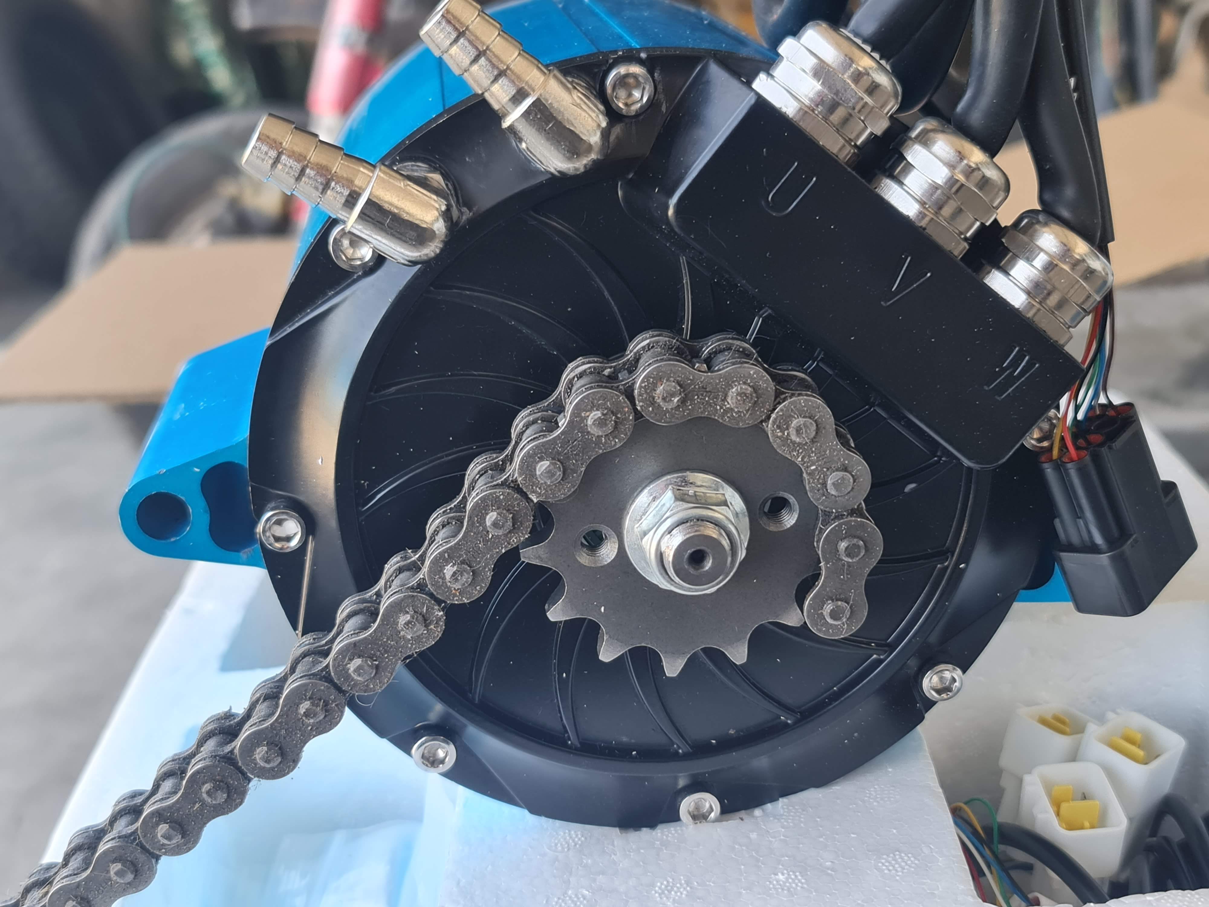 Tingtong Brushless watercool PMSM IPM 10kw motor