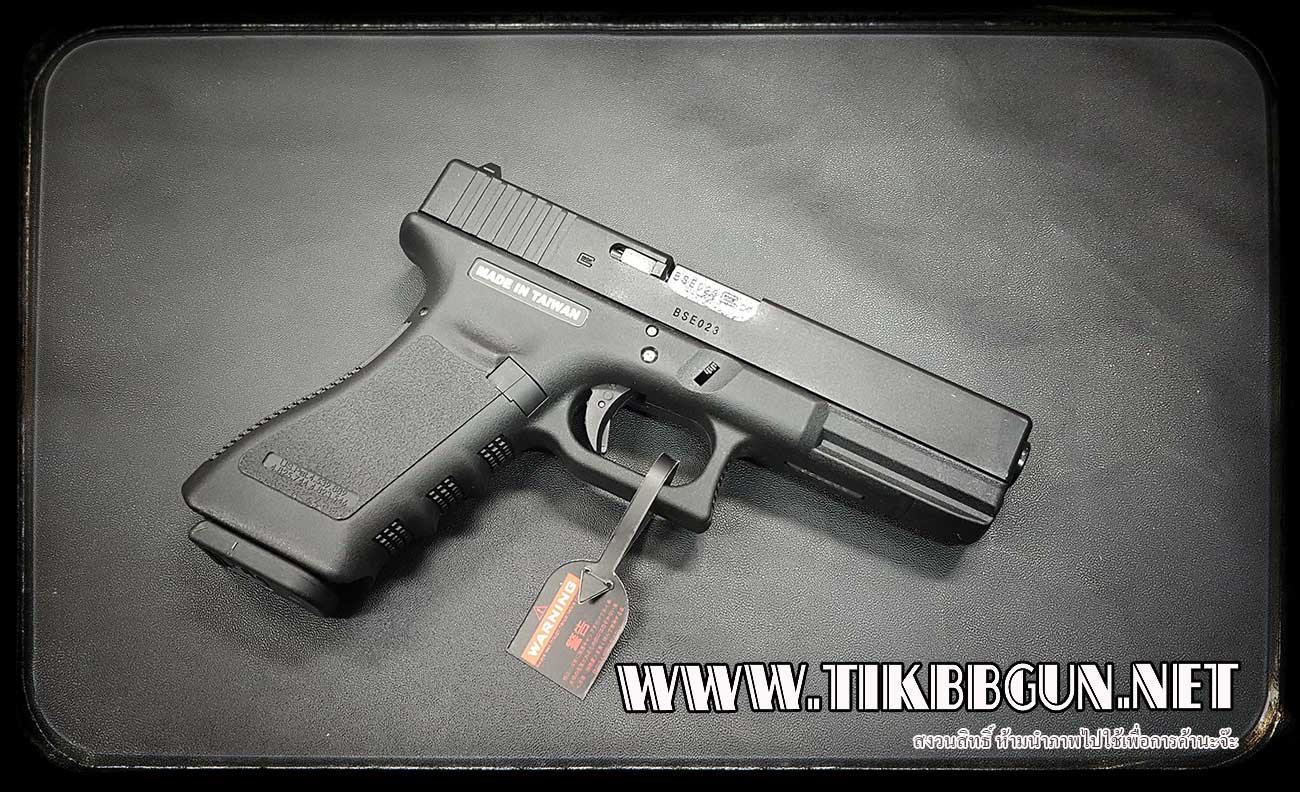 ปืนอัดลม(ปืนระบบแก๊ส) รุ่น Glock 18 ของ SAA (VFC) สไลด์เหล็ก มาร์คกิ้งครบ