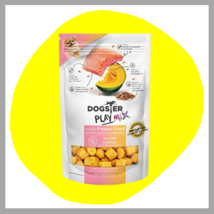 Dogster ขนมฟรีซดราย แซลมอน&ฟักทอง 40g