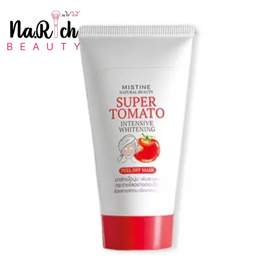 Mistine Natural Beauty Super Tomato Intensive Whitening Peel Off Mask 50g.