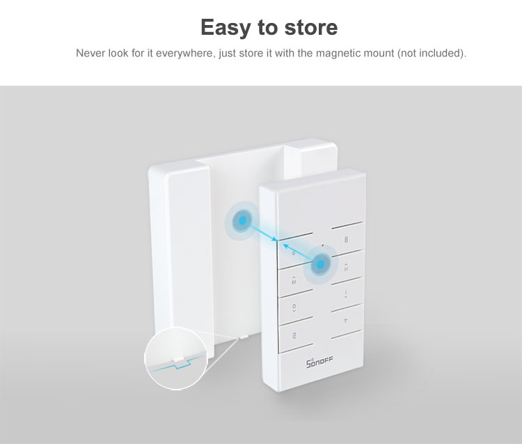 SONOFF RM433 Remote Controller 8 ปุ่ม พร้อมฐานวาง ครบชุด
