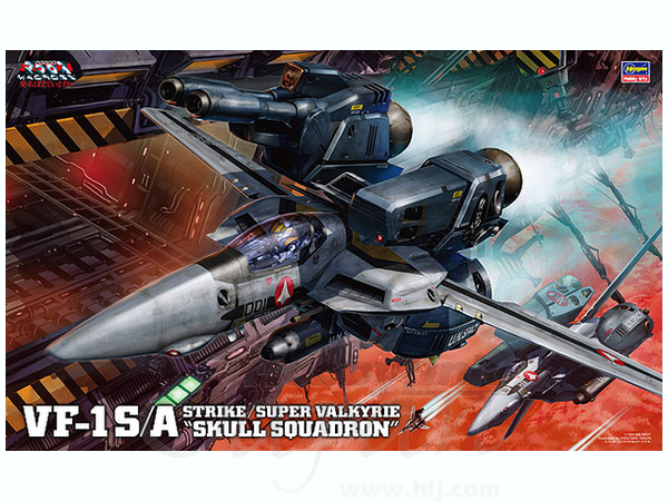 1/48 VF-1S/A Strike/Super Valkyrie Skull Platoon by Hasegawa