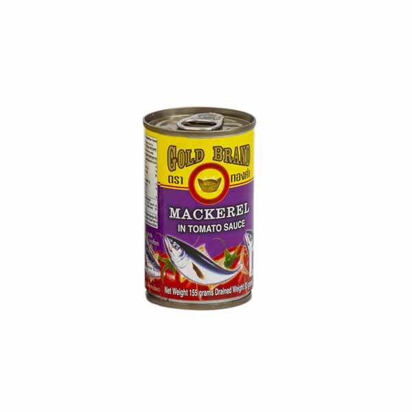 Caned fish Mackerel size 155 g - Gold brand
