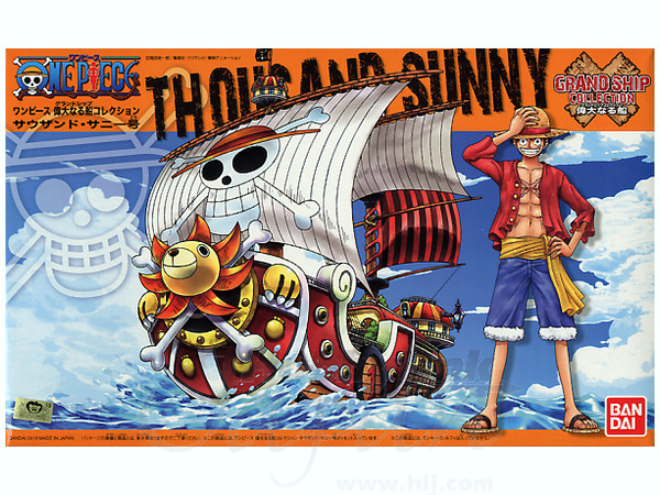 เรือ Thousand Sunny เรือของลูฟี่ จากการ์ตูน One Piece ของแท้ BANDAI แมวทอง