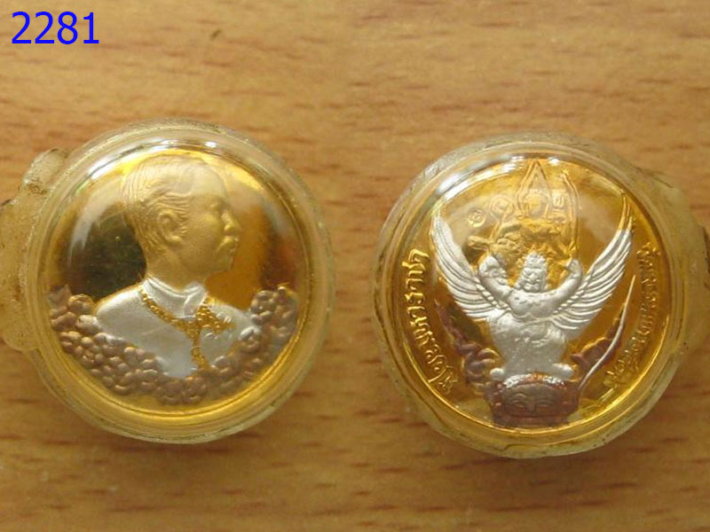 เหรียญพระนารายทรงครุฑ ปิยะมหาราชา วัดแหลมแค ปี2536 (2281)