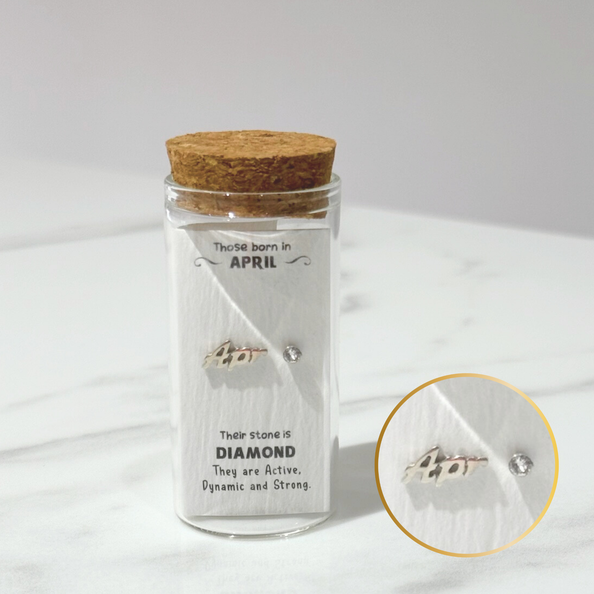 1D Jewellery ต่างหูเงินแท้ 925 Birthstones Collection