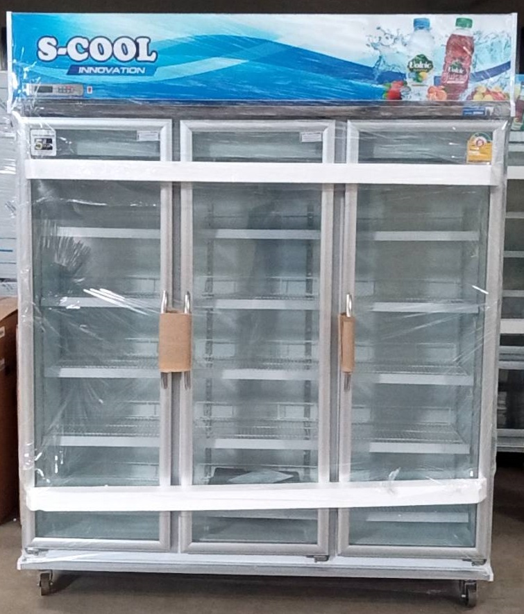 ตู้แช่ 3 ประตู ประหยัดไฟ เบอร์ 5 * 1ดาว ยี่ห้อ S-Cool รุ่น SM-HA3-163C ( 38.5 คิว)