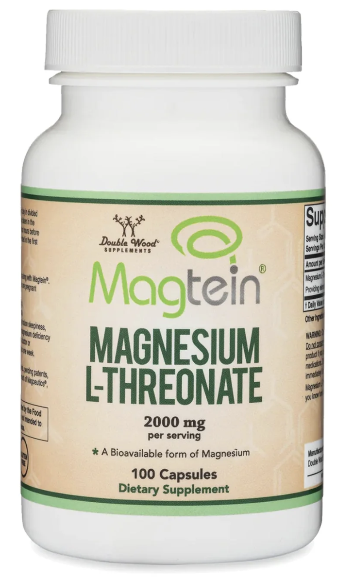 Double Wood Magnesium L-Threonate (Magtein) 2000 mg 100 caps