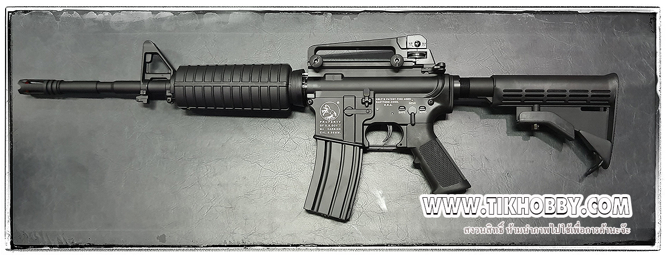 ปืนไฟฟ้ารุ่น M4A1 บอดี้เหล็ก จาก Double Bell DB036 (ไม่รวมแบต)