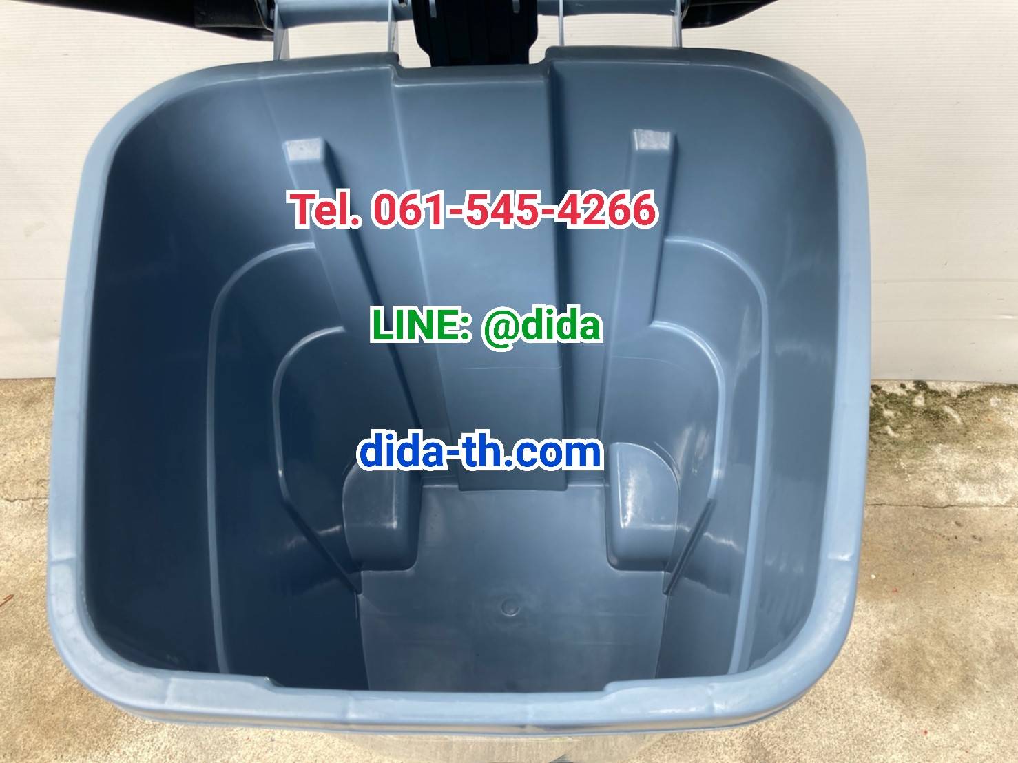 ถังขยะเท้าเหยียบทรงเหลี่ยม 85 ลิตร