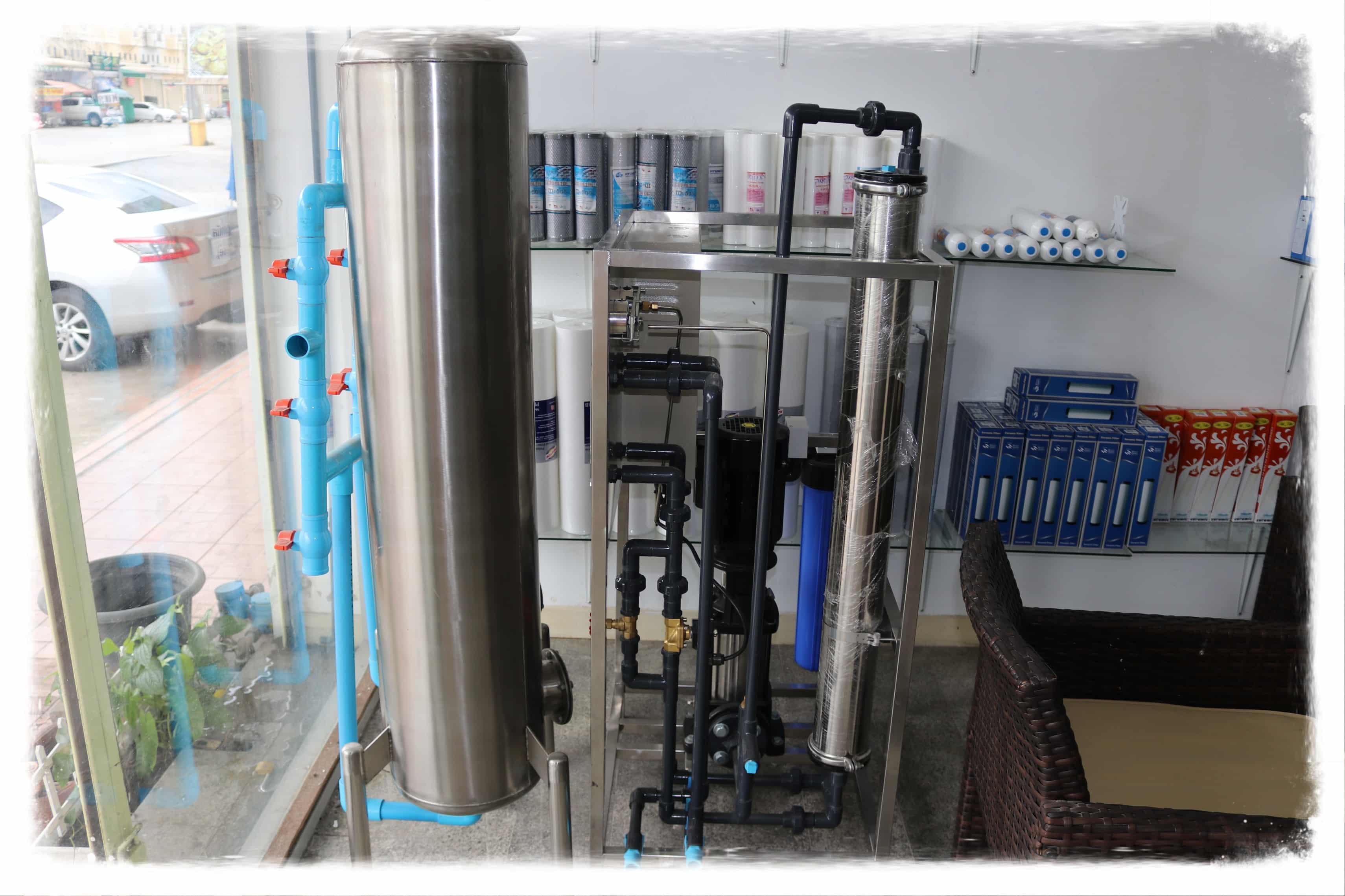 ถังกรองสแตนเลส12นิ้วหนา3มม