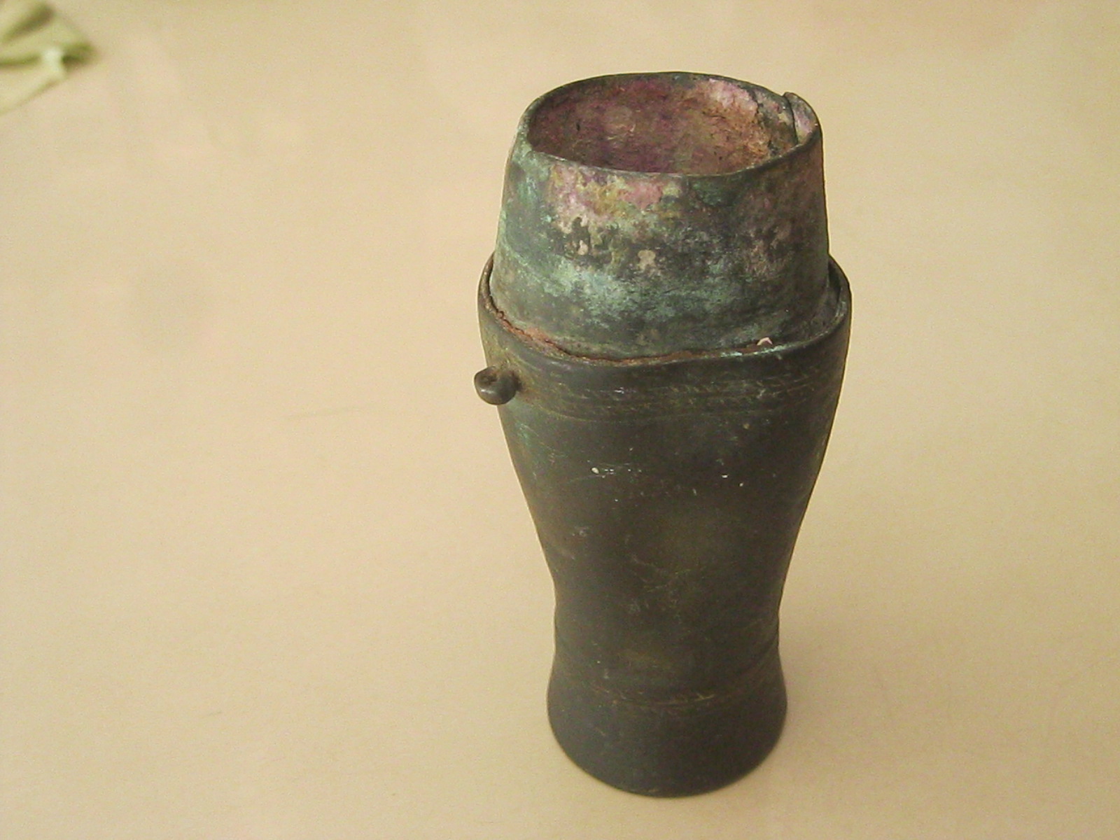 เต้าปูนทองเหลืองโบราณ อันที่1 (4119)