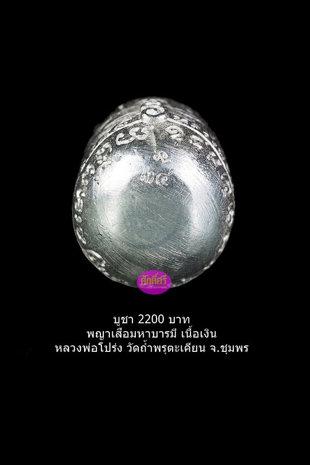 เสือมหาบารมี เนื้อเงิน หลวงพ่อโปร่ง วัดถ้ำพรุตะเคียน จ.ชุมพร